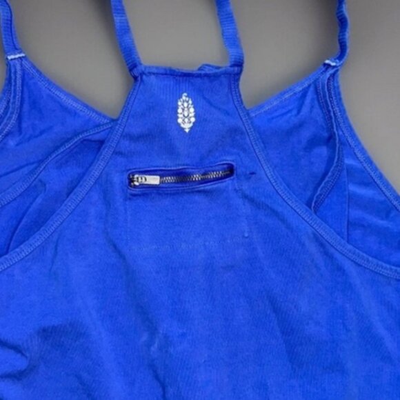 2 Free People Movement Hot Shot Mini Dress BlueWashed Black -2 Dresses / Small - Picture 8 of 10